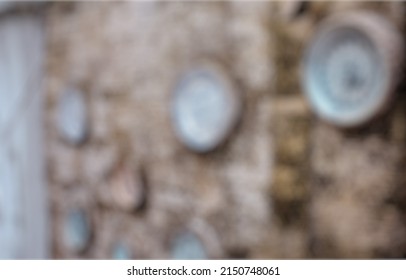 Defocused Photo Of Wall Decoration At The Tomb Of Wali Songo Sunan Bonang