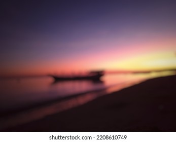 Defocused Sea Abstract Background. Nature Concept