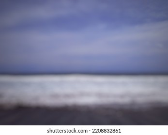 Defocused Sea Abstract Background. Nature Concept