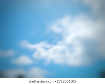 Defocused soft fluffy clouds background with a dreamy ethereal atmosphere