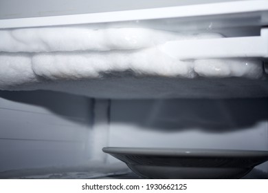 Defrost Refrigerator Melting Ice Fridge Stock Photo 1930662125 ...