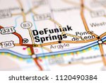 DeFuniak Springs. Florida. USA on a map