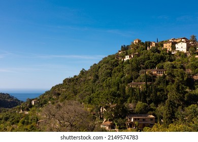 Deia, one of the most beautiful villages of the island of Mallorca. A village in the mountains of Serra de Tramuntana, with views to the mediterranean sea.