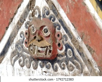 Deity Of The Moche Culture In The Sun-Pyramid Near Trujillo, Peru				