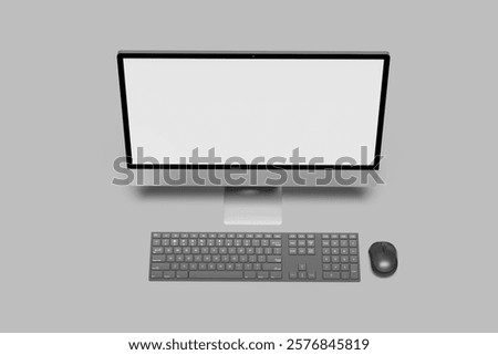 Dekstop Screen Blank Mockup design Modern
