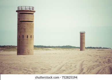 Delaware Beach World War II Towers