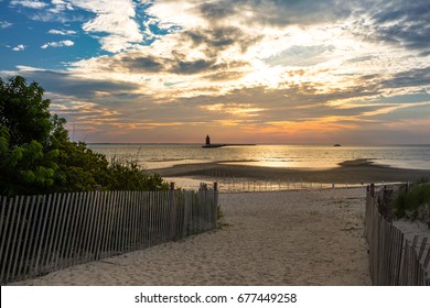 Delaware Breakwater East End Lighthouse Cape Henlopen State Park Lewes Delaware