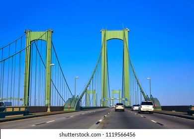 Delaware Memorial Bridge Road In USA US