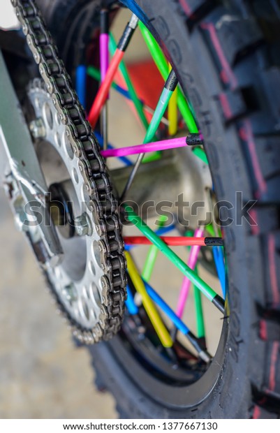 colored dirt bike tires