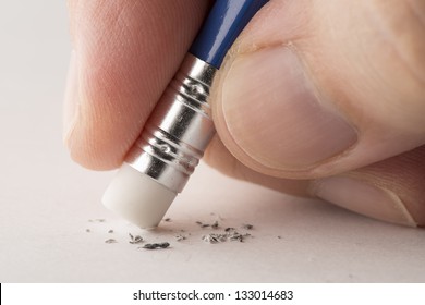 Deleting Error With The Pencil Eraser.