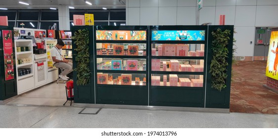 Delhi, India, September 14 2019,  Indira Gandhi International Airport Inside And Outside View