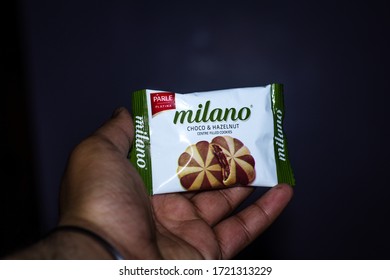 Delhi, India-may 01 2020: Parle Milano Mixed Berries Cookies