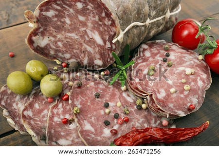 Similar – Image, Stock Photo meat processing Food Meat