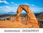 Delicate Arch at Arches National Park, in eastern Utah, USA