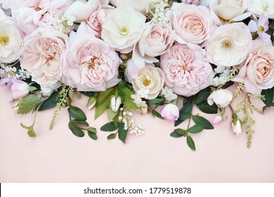 Flores rosa en flor
