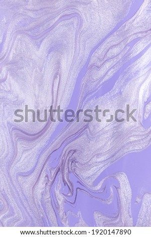 Delicate marble gradient, abstract background mixed pearlescent and lilac nail polish
