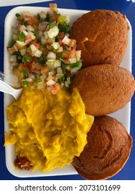 Delicious Bahian Food With Palm Oil, Acarajé