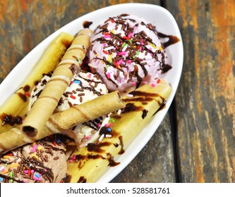 Delicious Banana Split