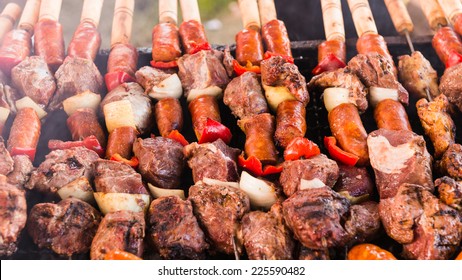 Delicious Barbecue A Typical Chilean Food.