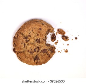 Delicious Biscuit On White Background