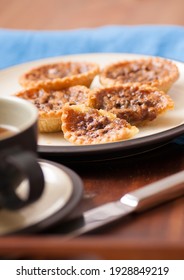 Delicious Butter Tarts With Raisins And A Flaky Crust