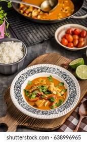 Delicious Chicken Curry With Vegetable, Food Photography