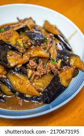 Delicious Chinese Dish Fried Eggplant Sauce Stock Photo 2170673195 ...