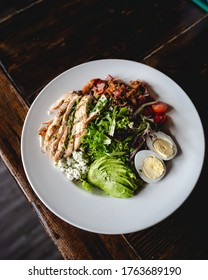 Delicious Cobb Salad With Organic Ingredients