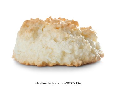 Delicious Coconut Macaroon On White Background