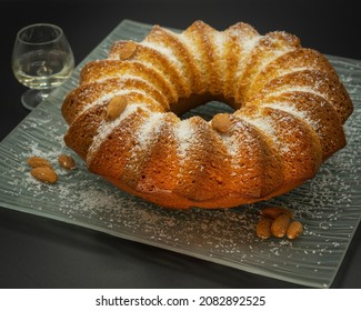 Delicious Coconut Sponge Cake With Bitter Almond Liqueur