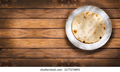 Delicious Colombian Grilled Arepa - Traditional Food Of Colombia