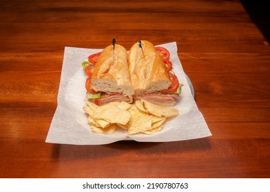 Delicious Cuisine Known As The Italian Hoagie Sub