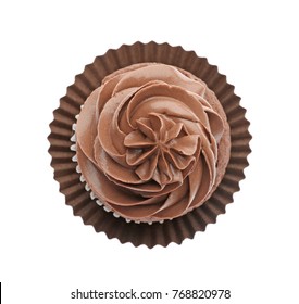 Delicious Cupcake On White Background