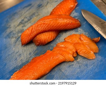 Delicious Cured Salmon Sliced Fillet