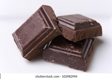 Delicious Dark Chocolate Squares.