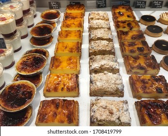 Delicious Display Of Cakes And Pastries In A Paris Patisserie.