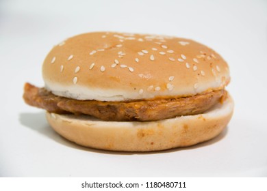 A Delicious Fas Food Burger For Background

