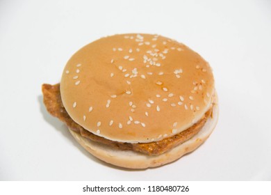 A Delicious Fas Food Burger For Background

