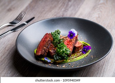 Delicious Fine Dining Steak Dish