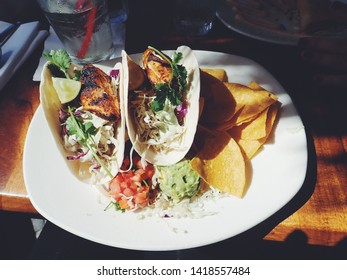 Delicious Fish Tacos In The Summer