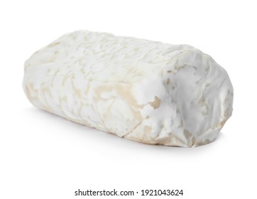 Delicious Fresh Goat Cheese Isolated On White