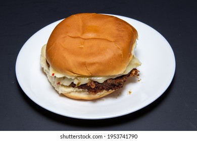 Delicious Fried Steak And Pepper Jack Cheese Sandwich 