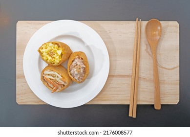 Delicious  Fried Tofu Rice Balls