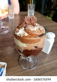 A Delicious, Giant Chocolate Sundae