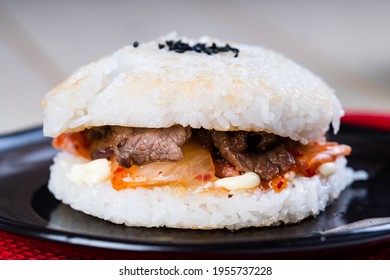 Delicious Gourmet Yakiniku Kimchi Burger