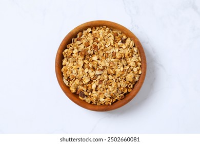 Delicious granola on a light background - Powered by Shutterstock