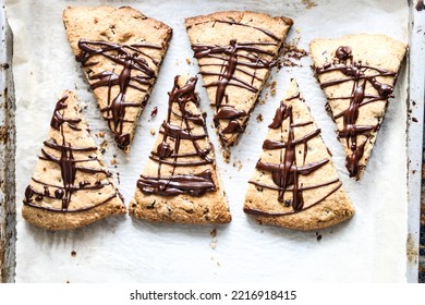 Delicious Hazelnut And Chocolate Shortbread