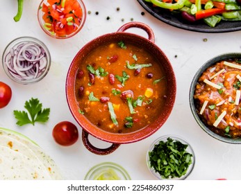 delicious and healthy food composition - Shutterstock ID 2254860937