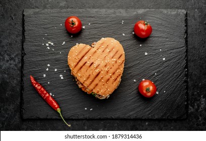 5,252 Heart Burger Images, Stock Photos & Vectors | Shutterstock