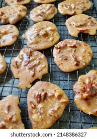 Delicious Homemade Pecan Pralines For Dessert. 